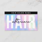 Holographic Hair Extensions After 気に Hair 名刺 (正面)