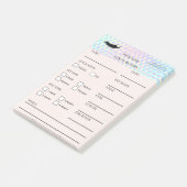 Holographic Lash Client Post-it® Notes ポストイット (アングル)