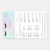 Holographic Lash Client  Post-it® Notes ポストイット (正面)