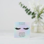 Holographic Lash Technician Appointment Card 予約カード (スタンド正面)