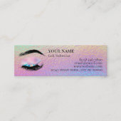 Holographic Lash Technician Thank you Card ロイヤリティカード (正面)