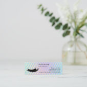 Holographic Lash Technician Thank you Card ロイヤリティカード (スタンド正面)