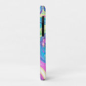 Holographic Liquid Metal Gradient Aura Aesthetic Case-Mate iPhoneケース (裏面/左)