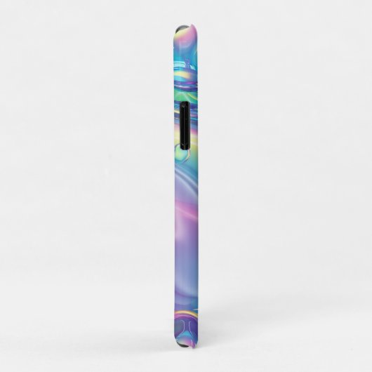 Holographic Liquid Metal Gradient Aura Aesthetic Case-Mate iPhoneケース (裏面/右)