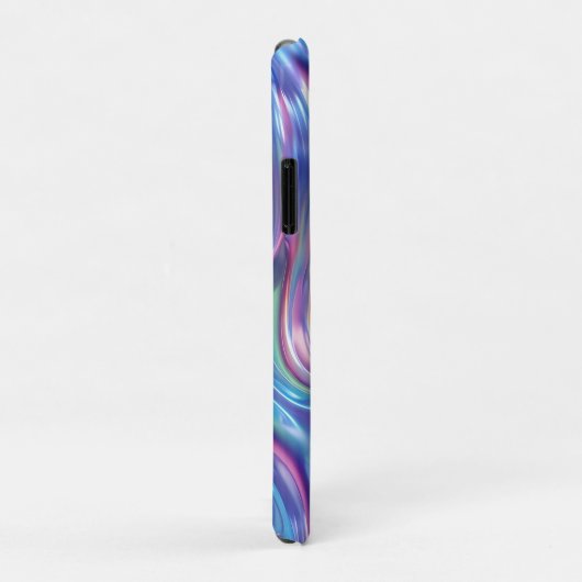 Holographic Liquid Metal Gradient Aura Aesthetic Case-Mate iPhoneケース (裏面/右)
