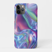 Holographic Liquid Metal Gradient Aura Aesthetic Case-Mate iPhoneケース (裏)