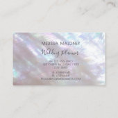 Holographic Makeup Artist Monogram 名刺 (裏面)