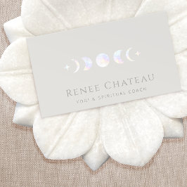 Holographic Moon Phase Yoga Spiritual Coach 名刺