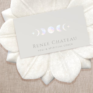 Holographic Moon Phase Yoga Spiritual Coach 名刺