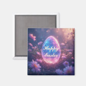 Holographic Neon Easter Egg Card マグネット (正面/裏面)