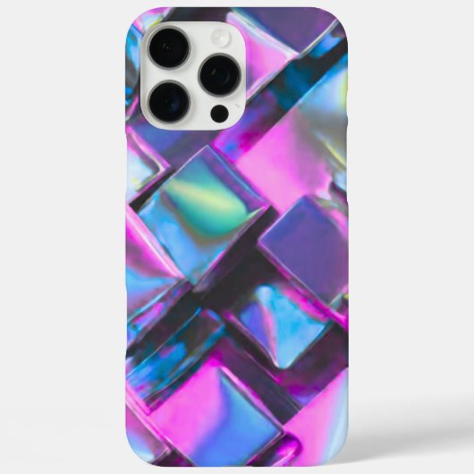 Holographic Neon Glow Aesthetic Case-Mate iPhoneケース (裏面)