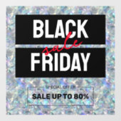 Holographic Opal Stone Background Sale ウィンドウサイン (シート)