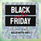 Holographic Opal Stone Background Sale ウィンドウサイン (シート3)