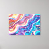 Holographic Pulse – 36"x24" Liquid Light キャンバスプリント (正面)