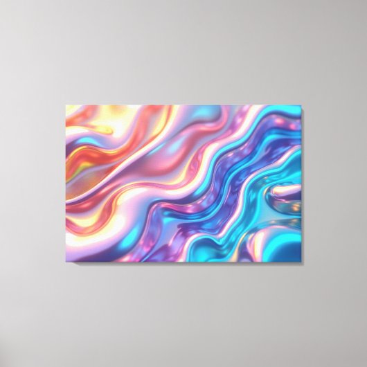 Holographic Pulse – 36"x24" Liquid Light キャンバスプリント (正面)