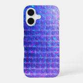 Holographic Purple Prism Texture iPhone 16ケース (裏面)