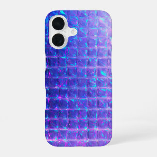 Holographic Purple Prism Texture iPhone 16ケース
