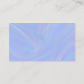 Holographic QR Code Minimalist Professional 名刺 (裏面)