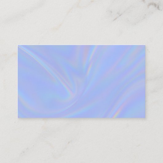 Holographic QR Code Minimalist Professional 名刺 (裏面)