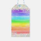 Holographic Rainbow 9th Birthday Gift Tag ギフトタグ (裏面)
