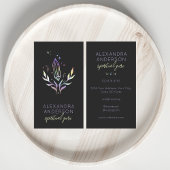 Holographic Spiritual Crystals Mystic Black 名刺