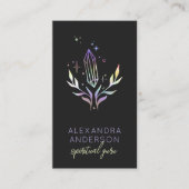 Holographic Spiritual Crystals Mystic Black 名刺 (正面)