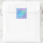 Holographic Sweetという名前をありがとう。16番目の青 スクエアシール (バッグ)
