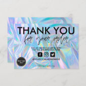 Holographic Thank you Media Insert (正面/裏面)
