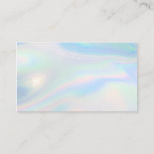 Holographic Thank You Media Insert 名刺 (裏面)