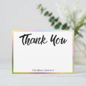 Holographic Thank you Message Media Insert (スタンド正面)