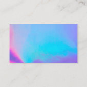 Holographic Thank You Small Business Card（小規模企業向けの 名刺 (裏面)