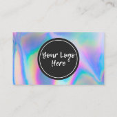 Holographic Thankyouトレンディーサロン名刺 名刺 (裏面)