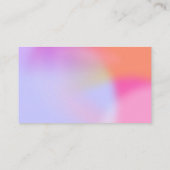 Holographic Thankyouトレンディーサロン名刺 名刺 (裏面)