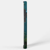 Holographic UFO Samsung Case – Forest Light Beam Galaxyケース (右側面)