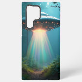  Holographic UFO Samsung Case – Forest Light Beam Samsung Galaxyケース (裏面)
