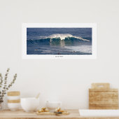 Holohi'a Peahi . surf photo poster . see descrip. ポスター (キッチン)