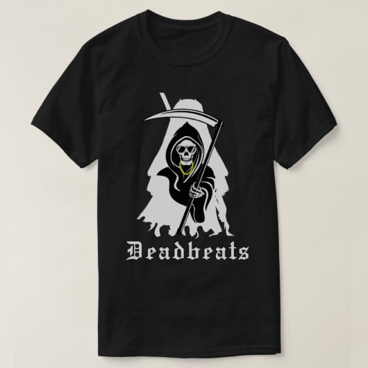 Hololive EN Calliope Mori Deadbeats Sticker.png Tシャツ (デザイン正面)