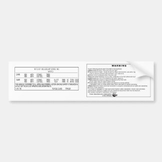 Holsclawのステッカー バンパーステッカー