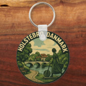 Holstebro Denmark Giacometti キーホルダー (裏面)