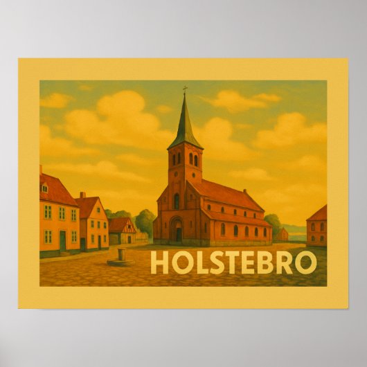 Holstebro Denmark Giacometti ポスター (正面)