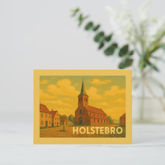 Holstebro Denmark Giacometti ポストカード (スタンド正面)