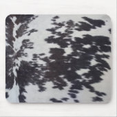 Holstein Cow Faux Leather Natural Hide マウスパッド (正面)