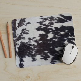 Holstein Cow Faux Leather Natural Hide マウスパッド