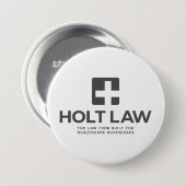 Holt Law Gray Circleボタンピン 缶バッジ (正面&裏面)