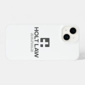 Holt Law Phone Case (Gray) iPhoneケース (裏面横)