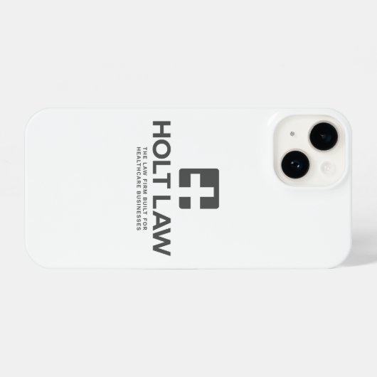 Holt Law Phone Case (Gray) iPhoneケース (裏面横)