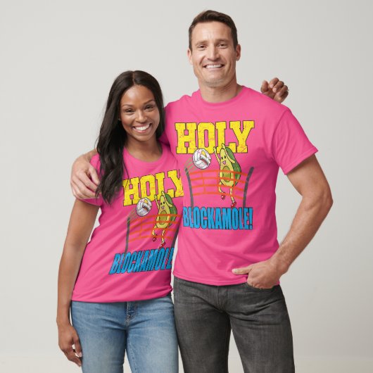 Holy Blockamole Funny Cute Volleyball Block Avocad Tシャツ (ユニセックス)