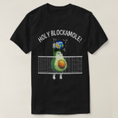Holy Blockamole Volleyball  Player Blocker Avocado Tシャツ (デザイン正面)
