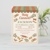 Holy Cannoli! First Birthday  招待状 (スタンド正面)