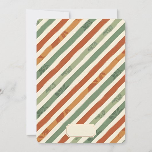 Holy Cannoli! First Birthday  招待状 (裏面)